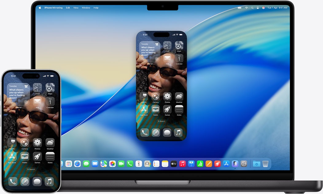 Mac and iPhone
